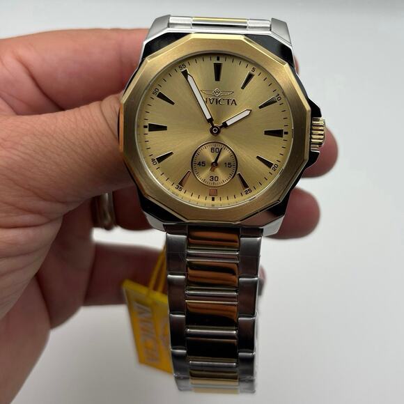 Invicta Speedway 49329 Mens 42mm Two Tone Stainless Steel Quartz Watch BNWT - Picture 4 of 17